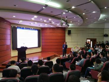 Academician Zhang Tongyi of Shanghai University Held a Lecture in Our College